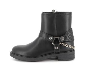 Zadig & Voltaire - Biker Boots In Cowhide Leather - Black - Girl - Size 39