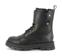 Zadig & Voltaire - Cowhide Leather Lace-up Boots - Black - Girl - Size 38