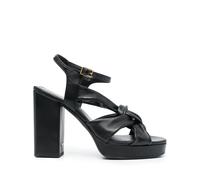 Zadig&Voltaire Forget Me Knot leather sandals - Black 38