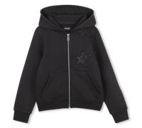 Zadig & Voltaire - Hooded Cardigan - Black - Girl - 10 Years