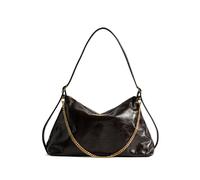 Zadig&Voltaire Jim chain-embellished shoulder bag - Brown One Size