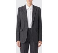 ZADIG & VOLTAIRE Pinstriped Single-Breasted Blazer with Peak Lapels - Size: 42 - female