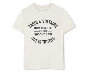 Zadig & Voltaire - Short-sleeved T-shirt - Off White - Unisex - 10 Years