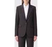 ZADIG & VOLTAIRE Single-Breasted Blazer with Embroidered Slogan and Peak Lapels - Size: 36 - female