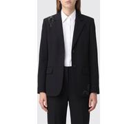 ZADIG & VOLTAIRE Single-Breasted Blazer with Snake Print and Rhinestones - Size: 40 - female