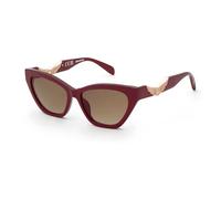 Zadig&voltaire Szv506s-5501ck 55x16x140 Mm Woman Sunglasses Red Brown Gradient/CAT2 Woman