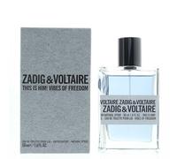ZADIG & VOLTAIRE THIS IS HIM VIBES OF FREEDOM 50 ML EAU DE TOILETTE NEW&SEALED