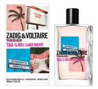 ZADIG & VOLTAIRE THIS IS HER ZADIG DREAM 100ML EDP SPRAY | FOR HER | FREE P&P |