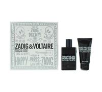 Zadig & Voltaire This Is Him! Eau De Toilette 50ml + Shower Gel 50ml Gift Set 50ml