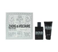 Zadig & Voltaire This Is Him! Gift Set: 50ml EDT Spray + Shower Gel 50ml