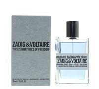 ZADIG & VOLTAIRE THIS IS HIM VIBES OF FREEDOM 50 ML EAU DE TOILETTE NEW&SEALED