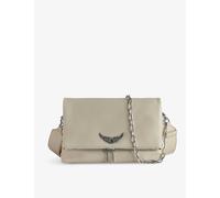 Zadig&voltaire Womens Flash Rocky Swing Your Wings Leather Clutch Bag 1 Size