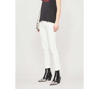 Zadig&voltaire Womens Judo (white) Ava Raw-hem Skinny High-rise Jeans 26