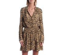 Zadig&Voltaire Womens Printed Short Dress WWDR01157 - Brown - Size Small