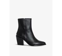 Zadig&Voltaire Womens Zadig&Voltaire Cara Pointed-Toe Leather Ankle Boots Noir Eur 36 / 3 UK Women