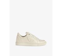 Zadig&Voltaire Womens Zadig&Voltaire Fly On Wing-Embroidered Leather Low-Top Trainers Flash Eur 39 / 6 UK Women
