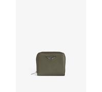 Zadig&Voltaire Womens Zadig&Voltaire Zv Mini Logo-Plaque Leather Coin Purse Record 1 Size