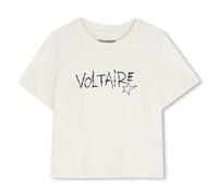 Zadig & Voltaire - Short-sleeved T-shirt - Off White - Girl - 10 Years