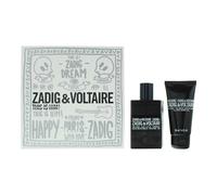 Zadig & Voltaire This Is Him! Eau De Toilette 50ml + Shower Gel 50ml Gift Set 50ml