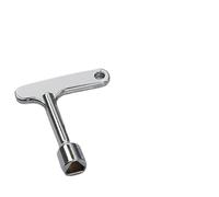 ZADIKO 1pcs Elevator Emergency Door Release Lock Key - Zinc Alloy Utility Service Triangular Key for Locking Systems