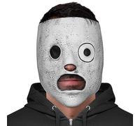 Zadin Rock Star Mask, Knot Mask, Fans Authentic Halloween Cosplay Costume, Heavy Metal Horror Performer Masks (The Dark Rocker Pandemonium), The Corey Taylor Pandemonium, One size