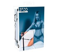 ZADO - Black Leather Bed Restraint Set