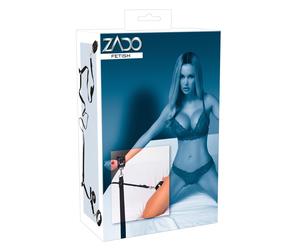 ZADO - Black Leather Bed Restraint Set