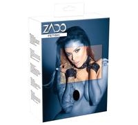 ZADO - Black Leather Collar with Cuffs