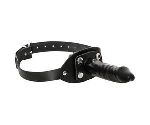 ZADO - Black Silicone Penis Gag