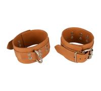 ZADO - Brown Leather Wrist Cuffs