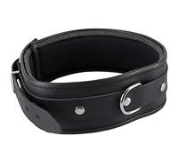 Zado Large/X-Large Black Leather Collar