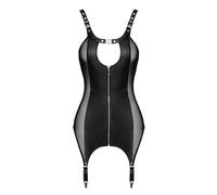 Zado Women's Leather Basque Black L