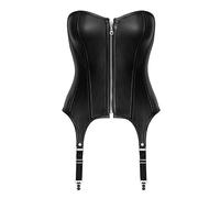 Zado Women's Leather Corset Black XL