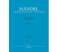 Zadok the Priest HWV 258 (Coronation Anthem), Vocal Score, Barenreiter Urtext BA10258-90