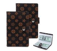 Zaewry 2Pcs Money Saving Wallet, 100 Eenvelopes Saving Challenge Wallet
