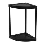 ZAFDZSW Freestanding Billiard Cue Rack, Floor Pool Cue Rack Hold, Hold 7 Cues, for Game Room, Home, Bar and Club(Black)