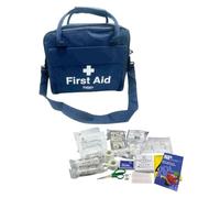 Zafety Supplies Football First Aid Kit, Navy Blue Medical Bag with FA Approved Contents, Complete Pitchside Sports Emergency Kit for Teams