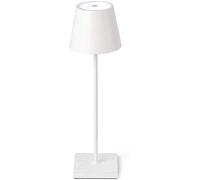 Zafferano Ai Sati POLDINA PRO LED Table Lamp 2W 3000K Rechargeable IP54 Outdoor White