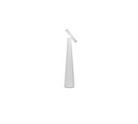 Zafferano, Angelina Lamp, Cordless Rechargeable Table Lamp with Touch Control and Adjustable Head, Suitable for Indoor, Dimmable, 2200-3000 K, Height 26 cm, Color Light Grey