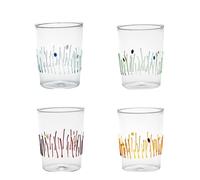 ZAFFERANO Borosilicate Glass Glass 4 Seasons - Set of 4