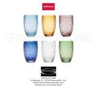Zafferano - Diamonds - Set Of 6 Glasses - H 11 Cm - 38 Cl - Retailer