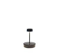 Zafferano, Mini Swap Lamp, Rechargeable and Wireless Table Lamp with Touch Control, Suitable for Living Room and Outdoor, Dimmer, 2700 K, Height 14.8 cm, Colour: Black