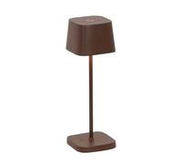 Zafferano, Ofelia Micro Lamp, Cordless Rechargeable Table Lamp with Touch Control, for Indoor and Outdoor Use, Dimmer, 2200-3000 K, Height 20 cm, Colour Corten