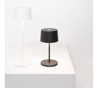 Zafferano Olivia mini 3K rechargeable table lamp grey