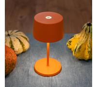 Zafferano Olivia mini 3K rechargeable table lamp orange