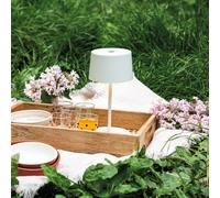 Zafferano Olivia mini rechargeable table lamp, white