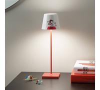 Zafferano Poldina Aviator LED rechargeable table lamp IP65