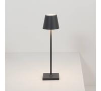 Zafferano Poldina micro battery-powered lamp, IP65 black