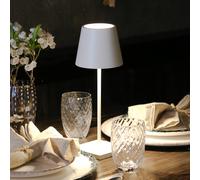 Zafferano Poldina mini rechargeable table lamp IP65 white