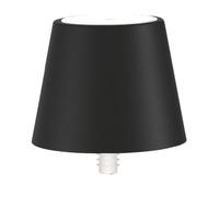 Zafferano, Poldina Stopper Lamp, Cordless Rechargeable Bottle Lamp with Touch Control, Suitable for Indoor and Outdoor Use, Dimmer, 2200-3000 K, Height 11 cm, Colour Black